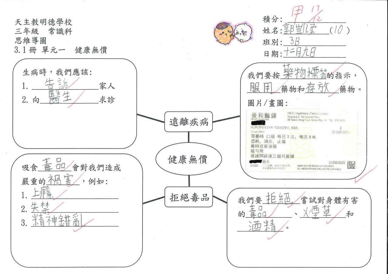 3B 郭凱柔 健康無價作品