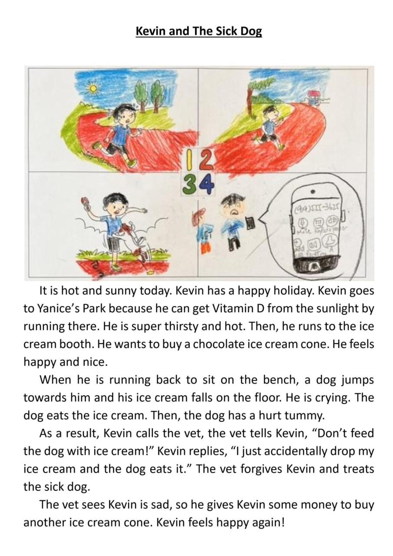 2B Wong Yan Ho Marzel Kevin and The Sick Dog