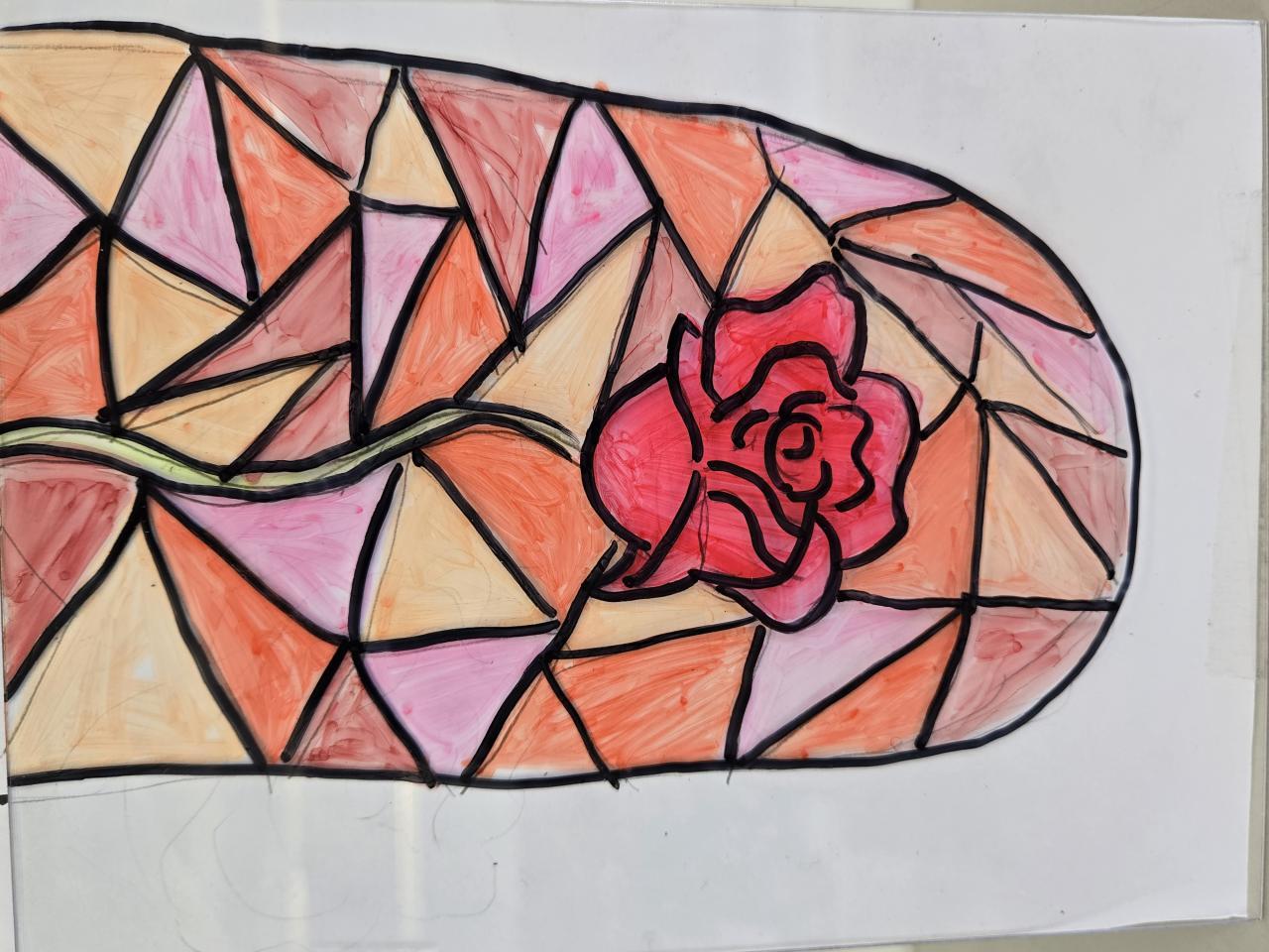 6D 吳昕華 彩色玻璃窗