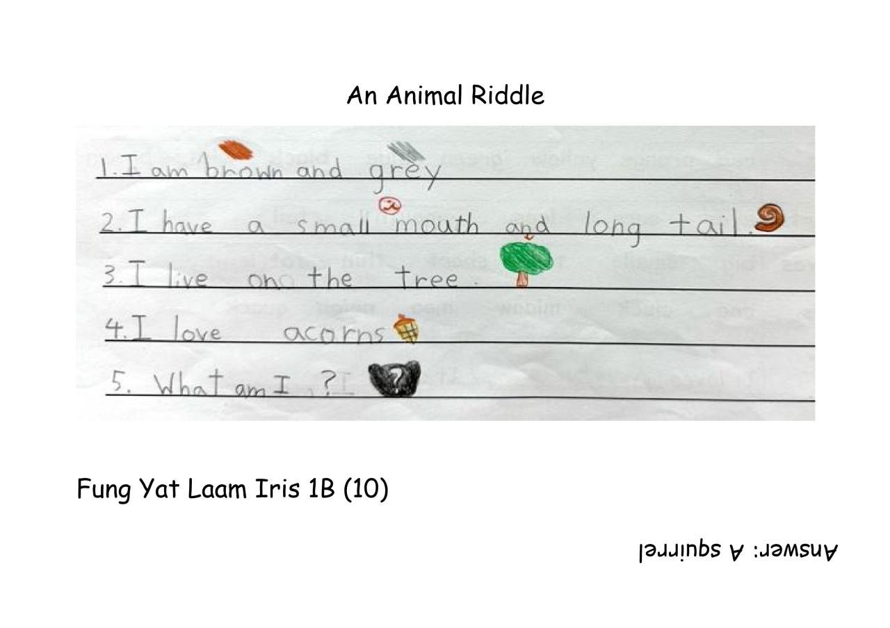1B Fung Yat Laam Iris An Animal Riddle
