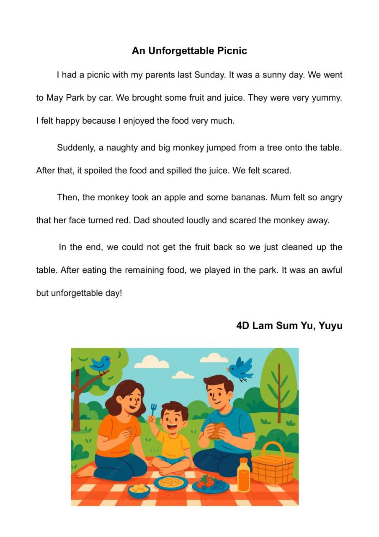 4D Lam Sum Yu An Unforgettable Picnic