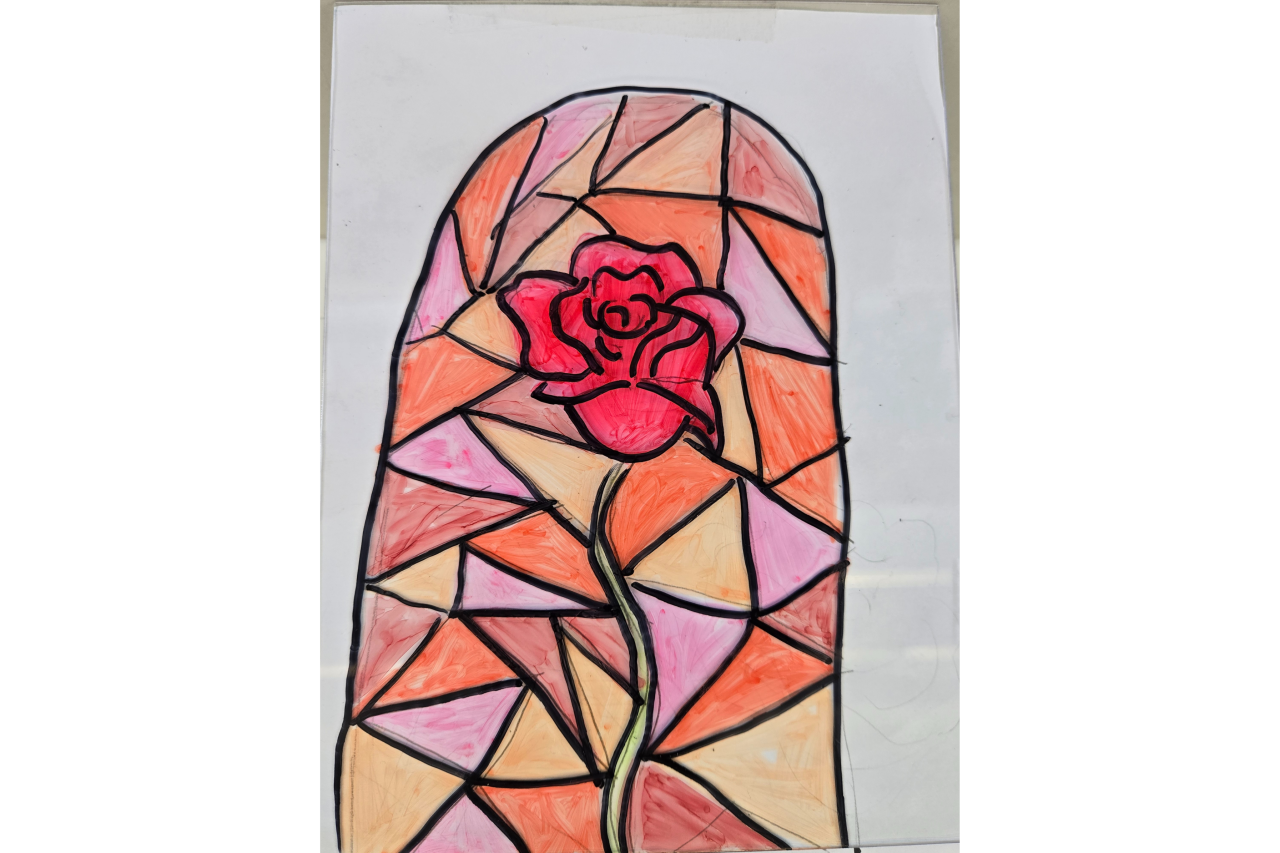 6D 吳昕華 彩色玻璃窗