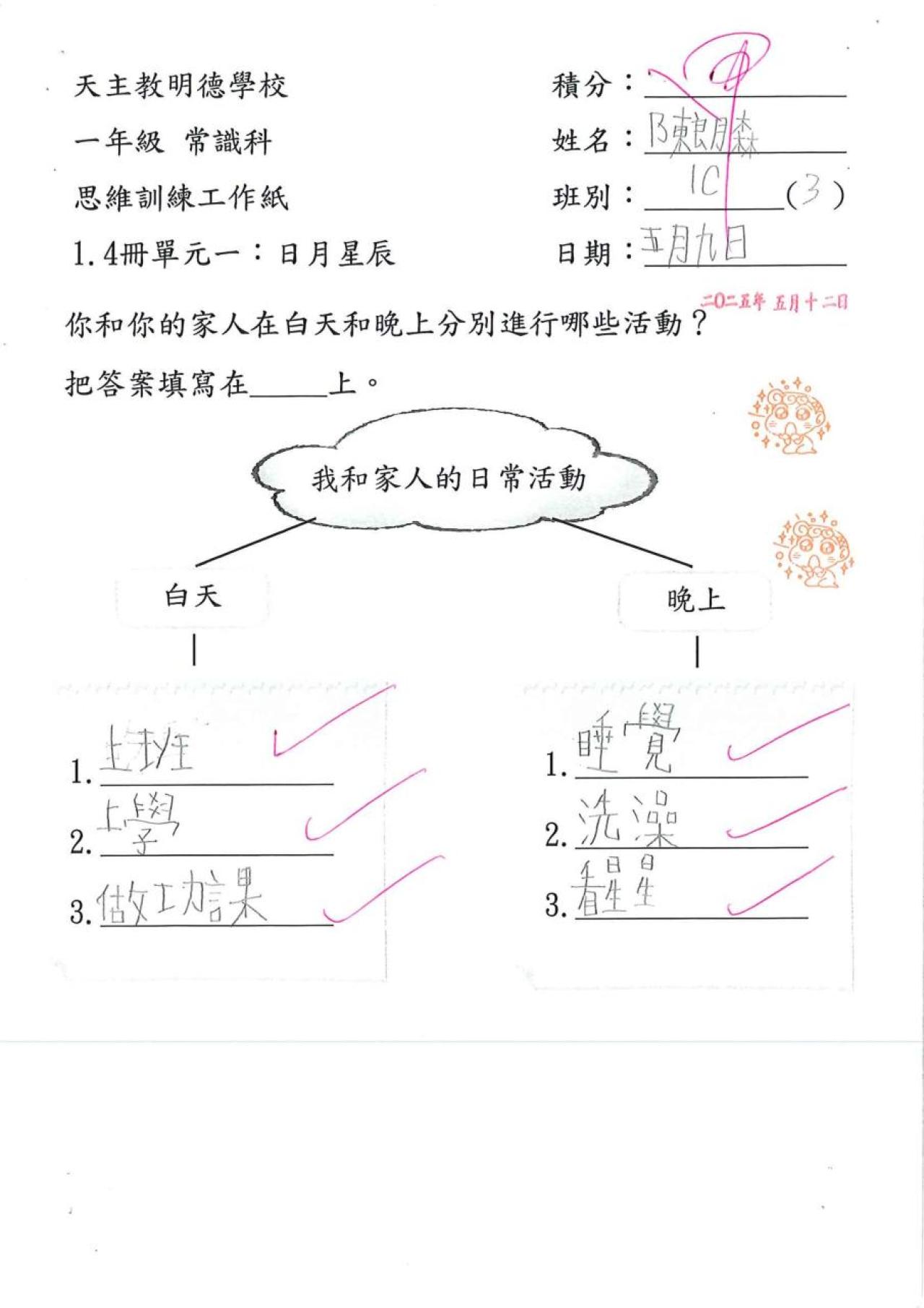 1C 陳朗森 日月星辰